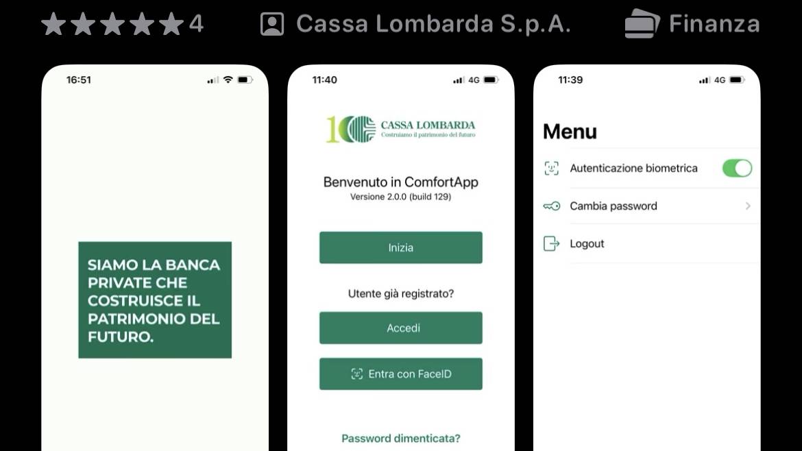 Cassa Lombarda Comfort App